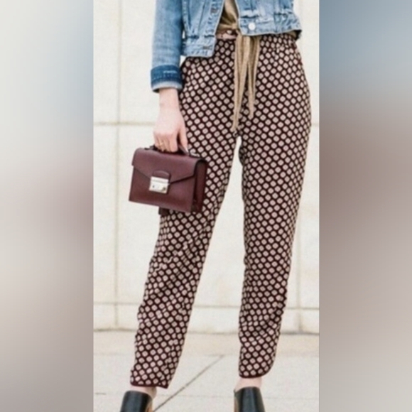 Madewell Pants - MADEWELL Stylish Brown Patterned Women's Pants.Size XS